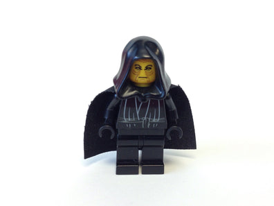 LEGO Minifigure -- Emperor Palpatine - Yellow Head, Black Hands-Star Wars -- SW066 -- Creative Brick Builders